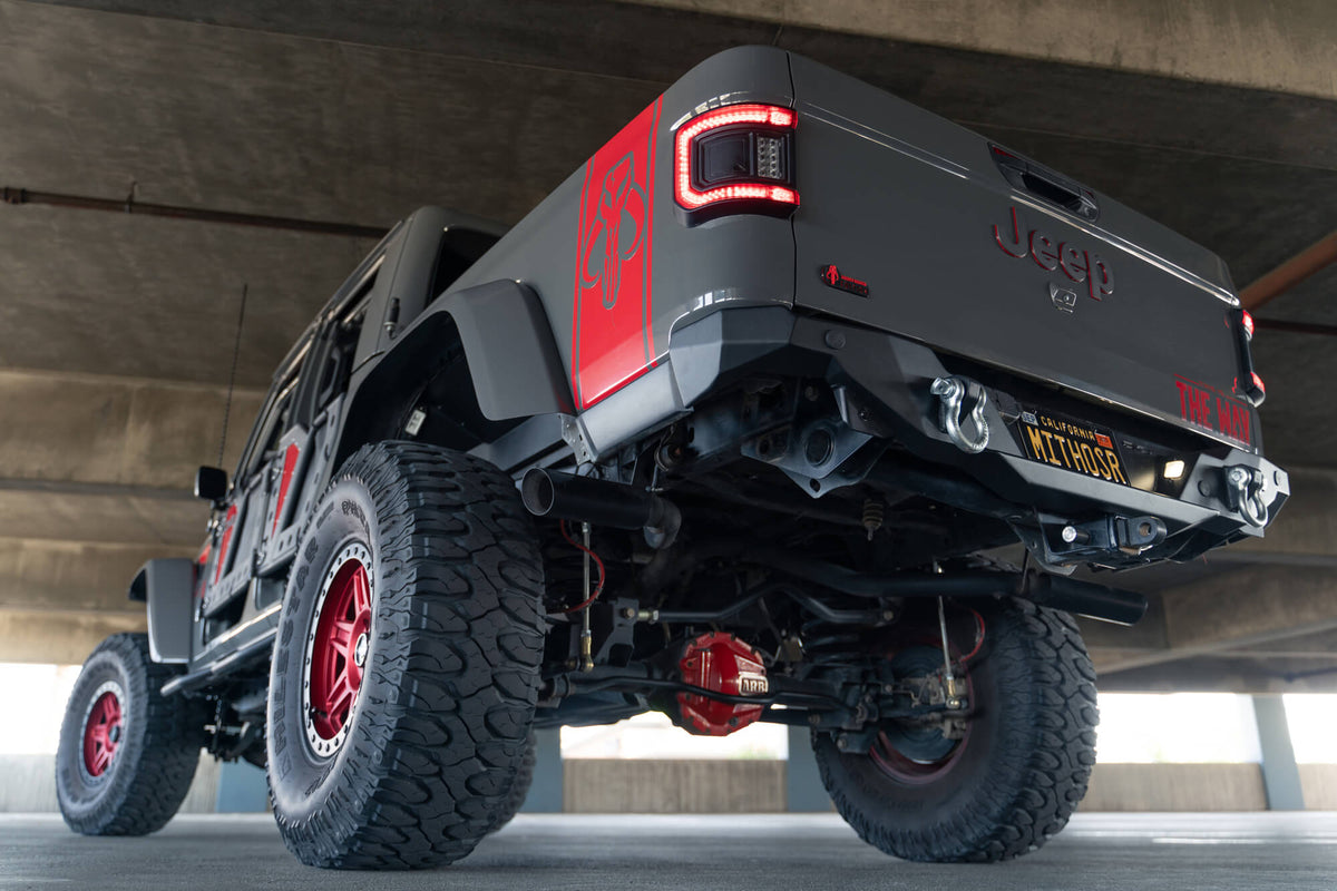 DV8 Offroad - 2020-2023 Jeep Gladiator JT FS-15 Series Rear Bumper - RBGL-11