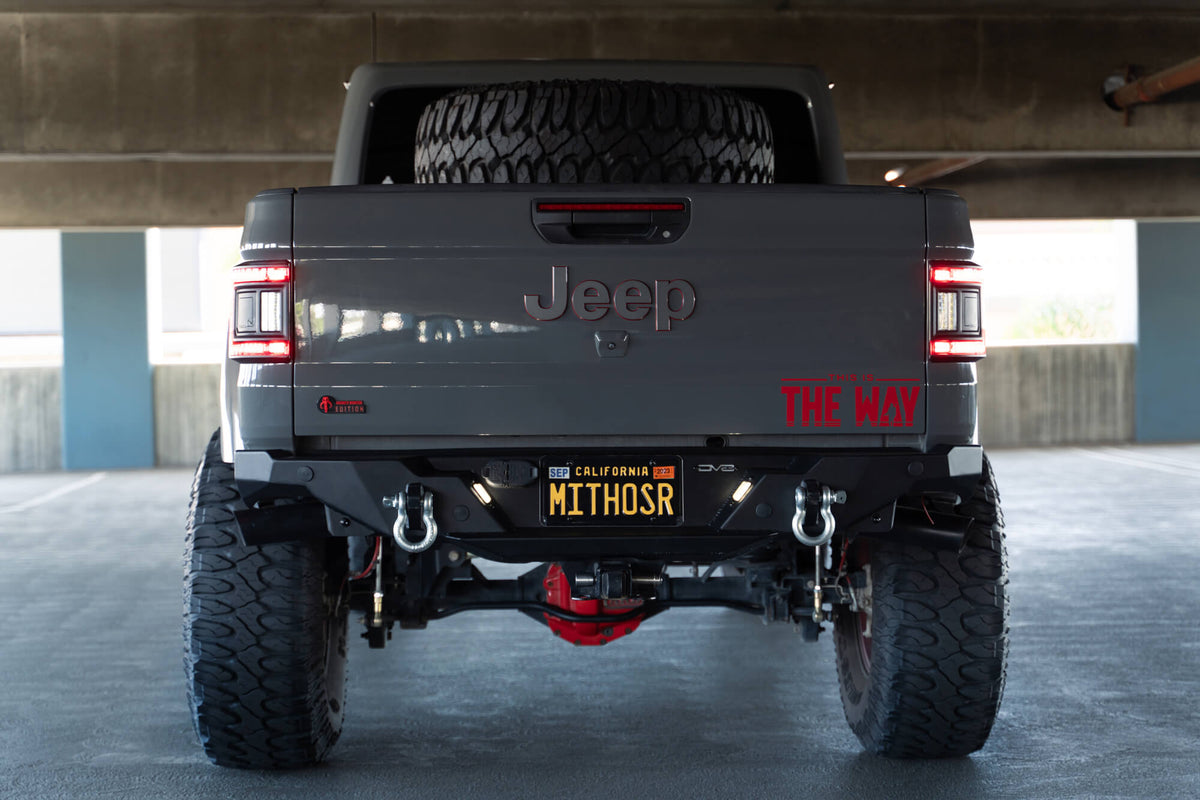 DV8 Offroad - 2020-2023 Jeep Gladiator JT FS-15 Series Rear Bumper - RBGL-11