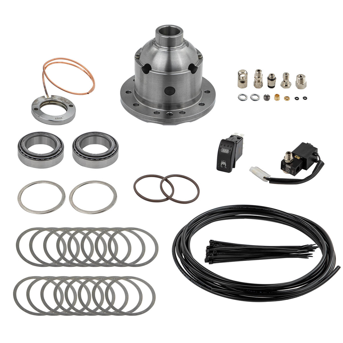 ARB Airlocker Dana30 27Spl 3.73&Up S/N. - RD100 for 1987-2025 Jeep Wrangler - front view