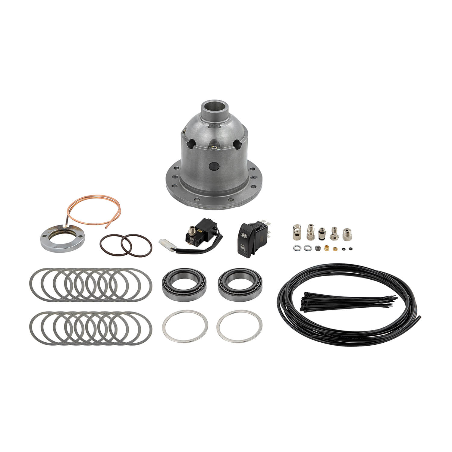 ARB Airlocker Dana35 27Spl 3.54Up S/N. - RD102 for 1987-2006 Jeep Wrangler - front view