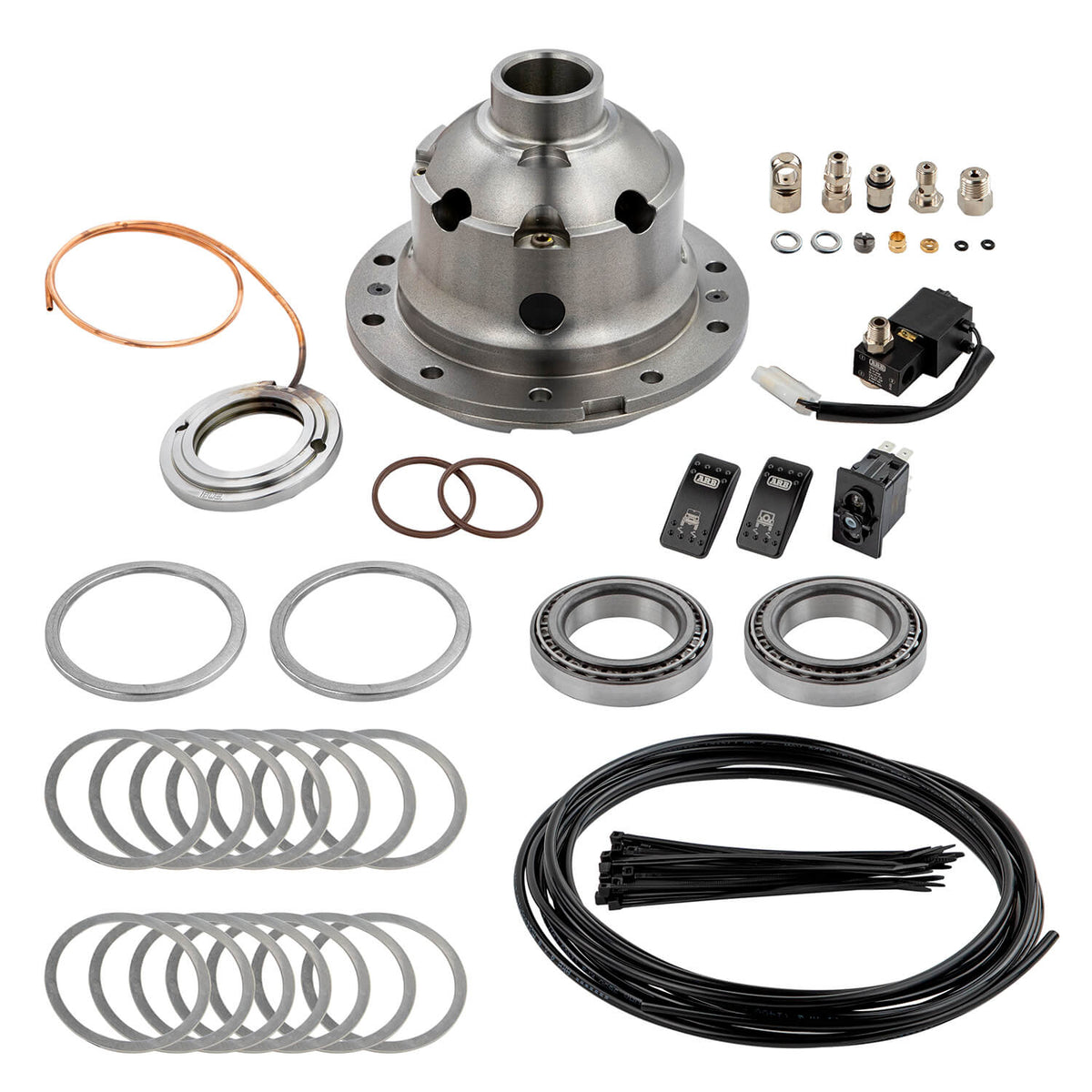 ARB Airlocker Dana44 33Spl 3.92&Up S/N. - RD113 for 1997-2006 Jeep Wrangler - front view