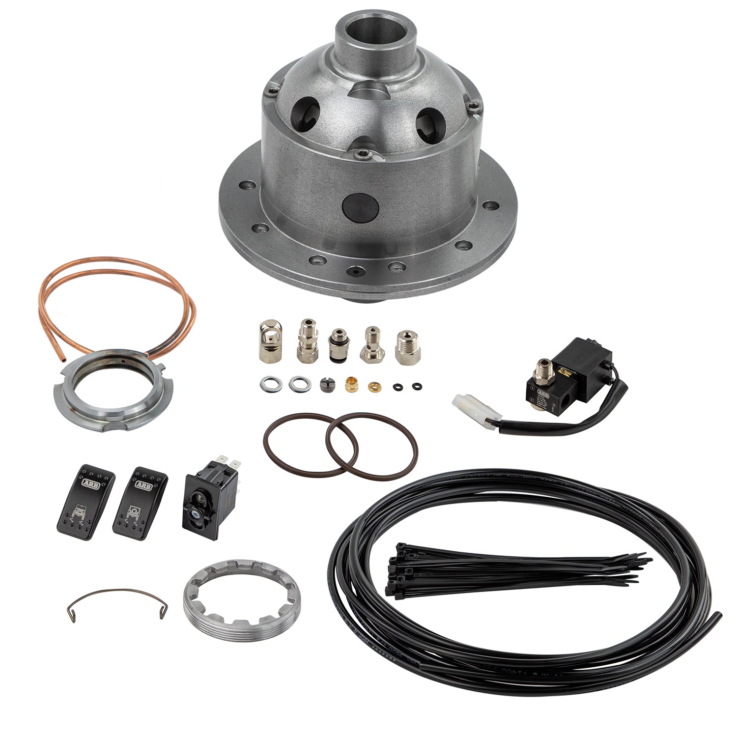 ARB Airlocker 24Spl Banjo L/Rover S/N - RD128 for 1994-2004 Land Rover Discovery - front view