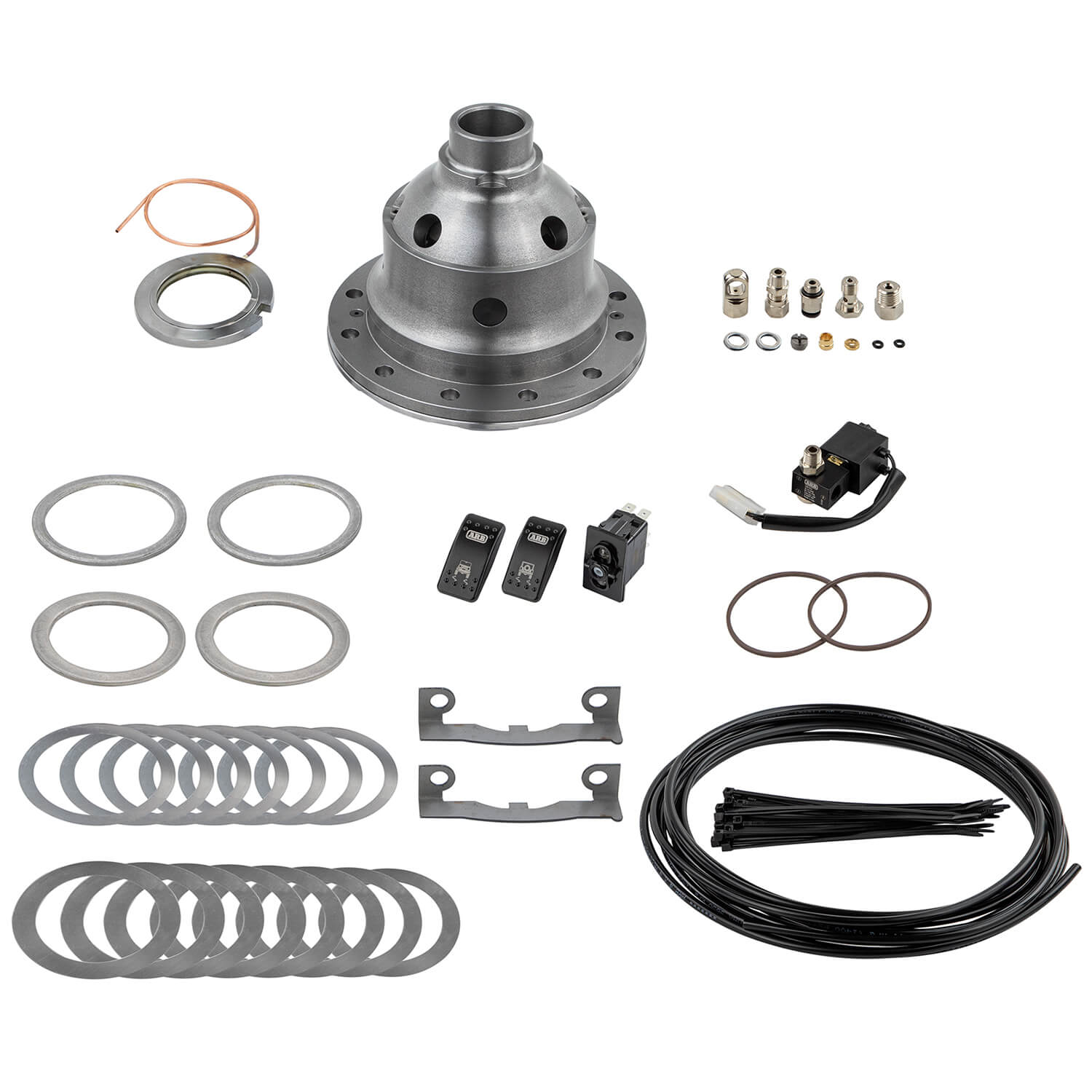 ARB Airlocker Dana70/80 37 Spl High Spd S/N - RD175 for 1988-2019 Ford F 350 - front view