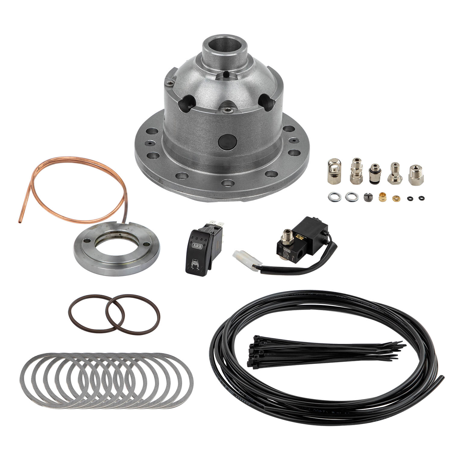 ARB Airlocker 27Spl10Bolt Rg3.69Up Nissan R180A S/N - RD180 for 2005-2020 Nissan Frontier - front view