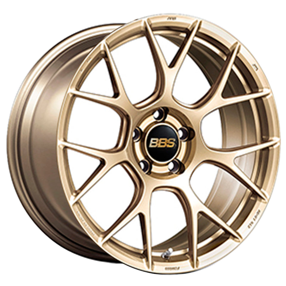 BBS RE-V7 19x8.5 5x112 ET43 Gold Wheel -82mm PFS/Clip Required - REV7043GL