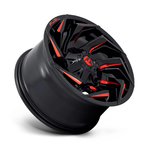 Fuel Off-Road D755 20X10 Gloss Black Milled W/ Red Tint 5x139.7/150 -18mm