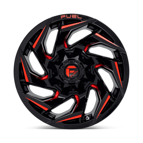 Fuel Off-Road D755 20X10 Gloss Black Milled W/ Red Tint 8x165.1 -18mm