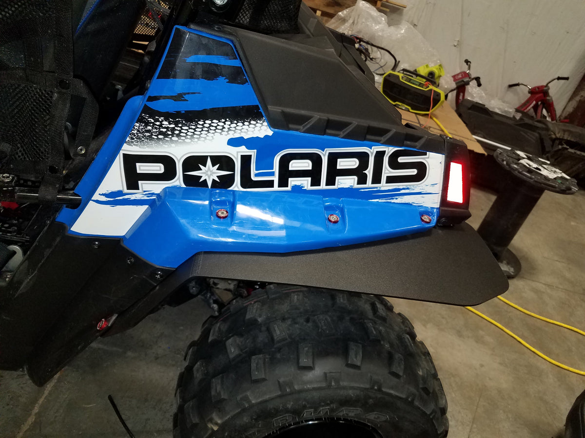 RokBlokz Polaris RZR 170 2014+ Mud Flaps / Fender Extensions, Front & Rear