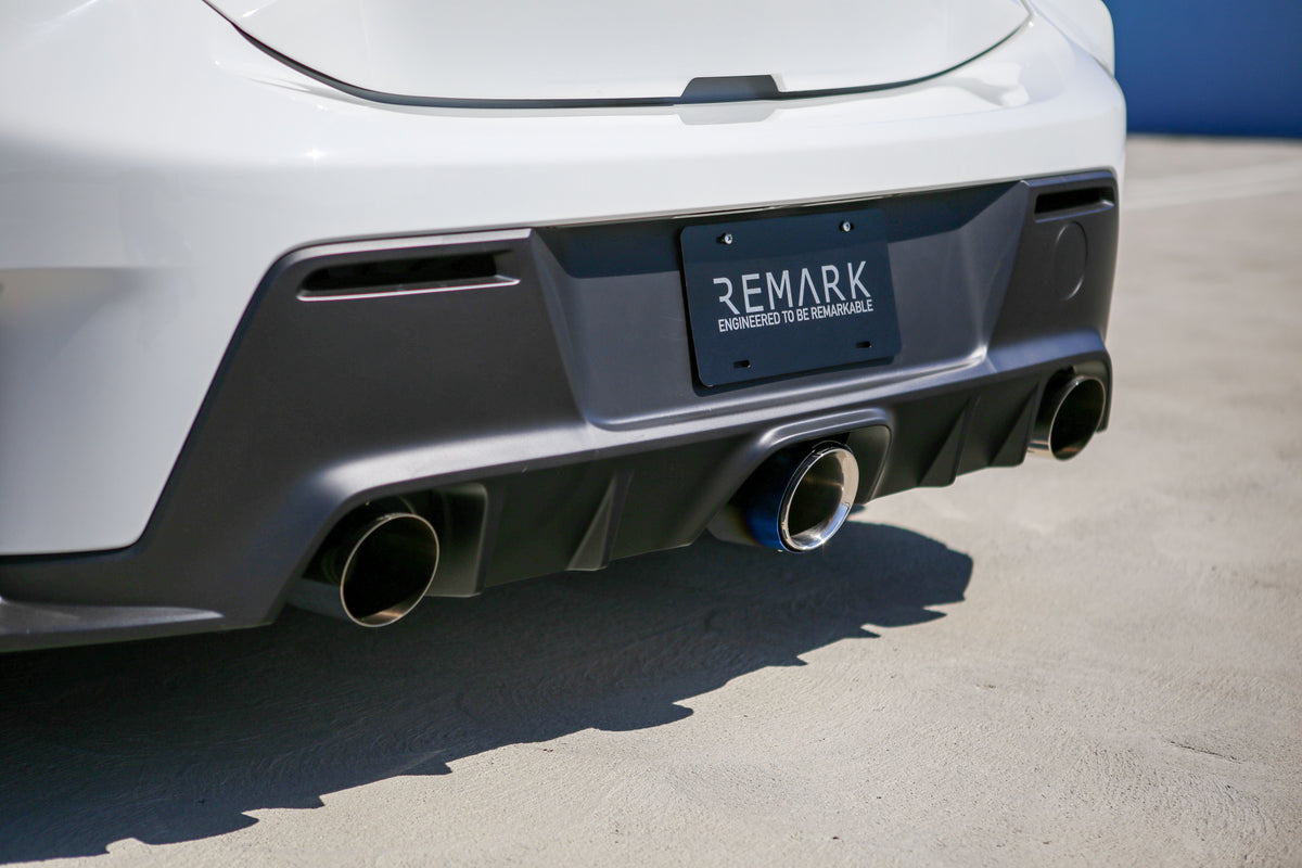 Remark 2023+ Toyota GR Corolla Elite Spec Cat-Back Exhaust w/ Outer Polished & Center Burned TI Tips - RK-C3076T-05