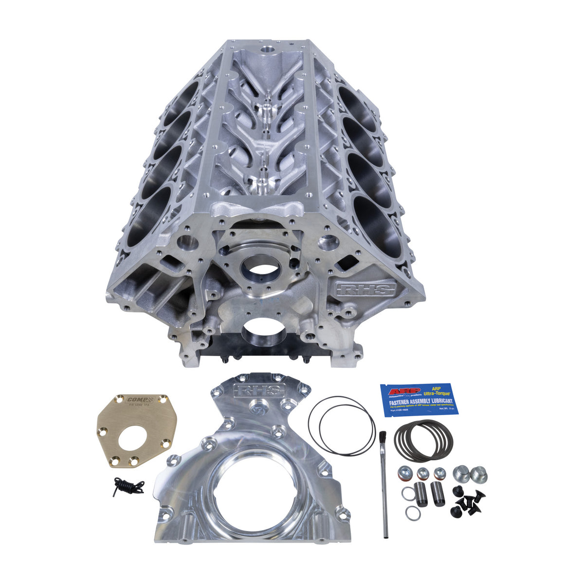 Edelbrock RHS LS Aluminum Race Block 9.750in Tall Deck 4.120in Bore 0.904in Lifter - 54901U-904