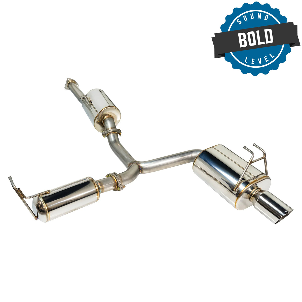 Remark 2000-2009 Honda S2000 Single Exit Cat-Back System w/Stainless Steel Tip - RK-C1063H-05Z