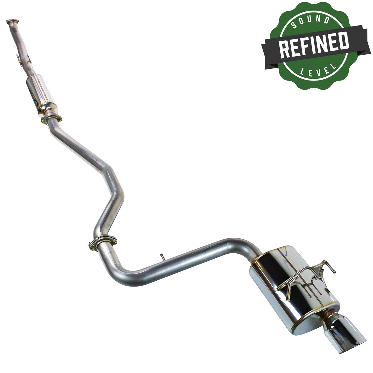 REMARK 2022+ Honda Civic Sport Sedan (FE2) Sports Touring Spec Catback Exhaust - Burnt Steel Tip - RK-C1063H-11T