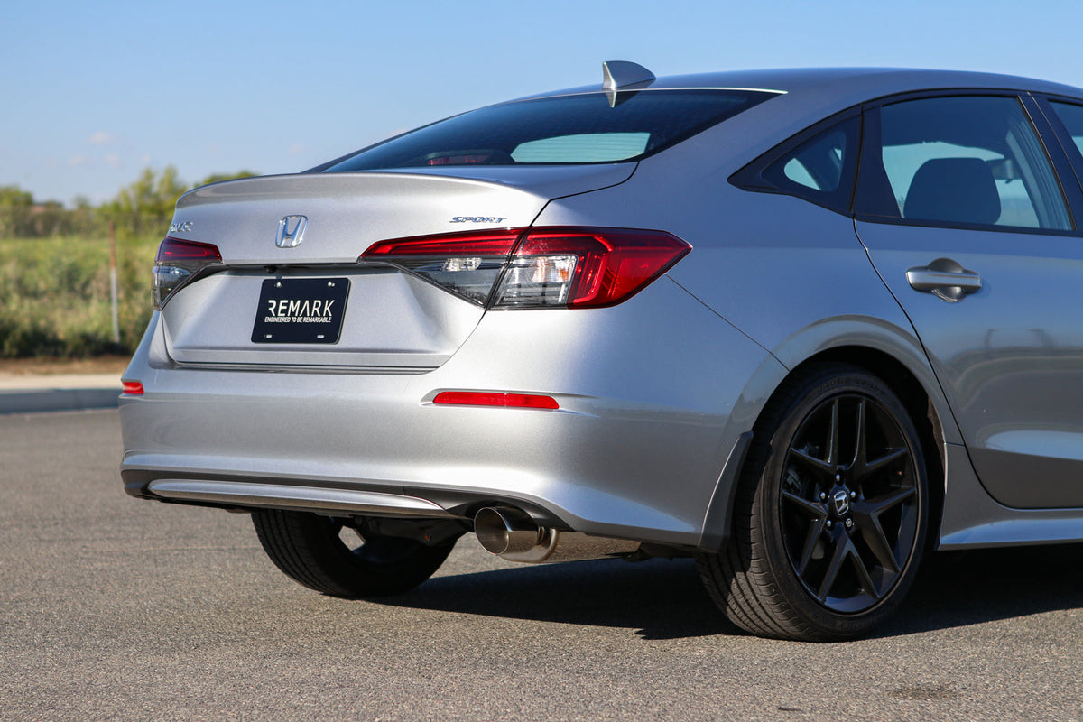 REMARK 2022+ Honda Civic Sport Sedan (FE2) Sports Touring Spec Catback Exhaust - Stainless Steel Tip - RK-C1063H-11