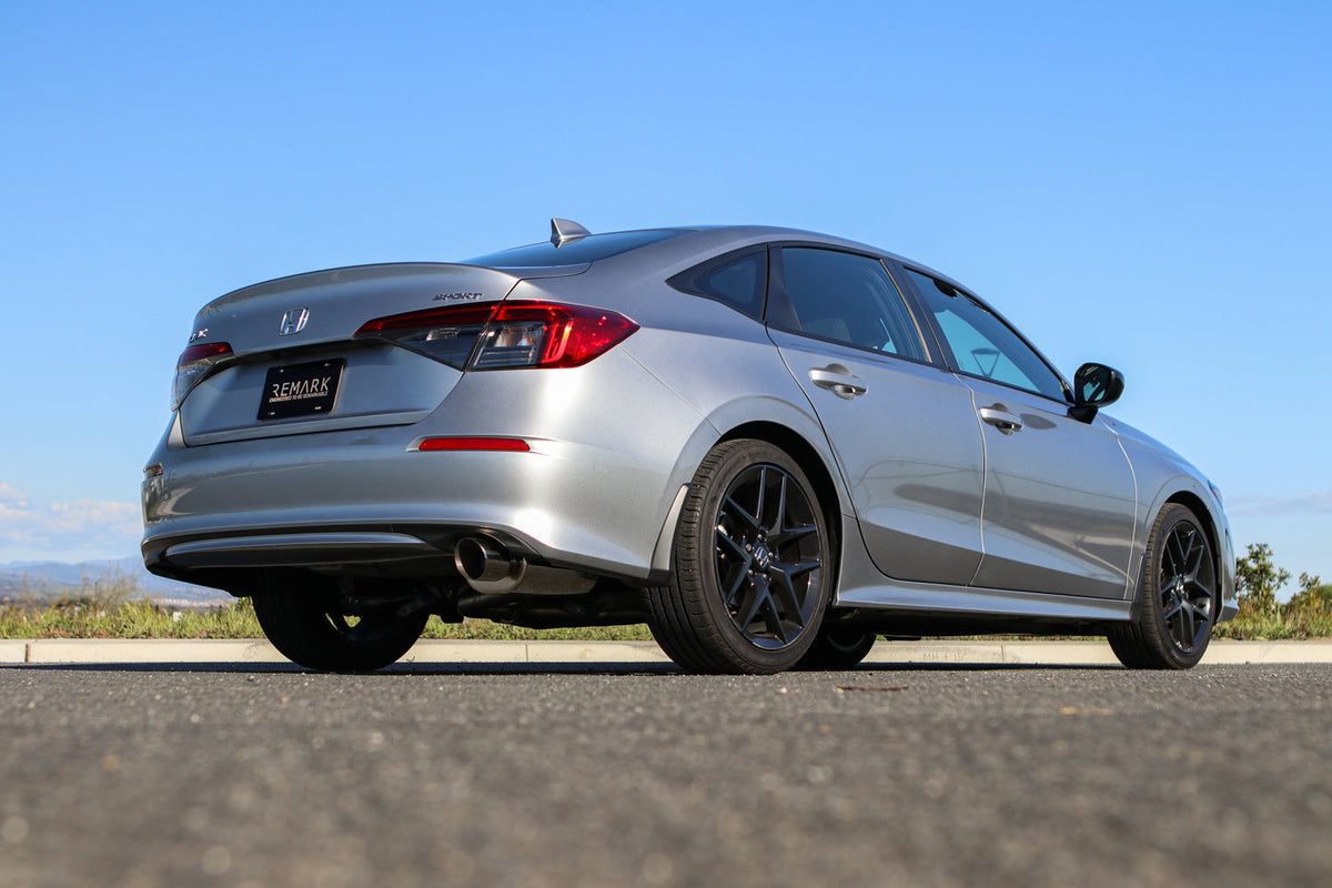 REMARK 2022+ Honda Civic Sport Sedan (FE2) Sports Touring Spec Catback Exhaust - Burnt Steel Tip - RK-C1063H-11T
