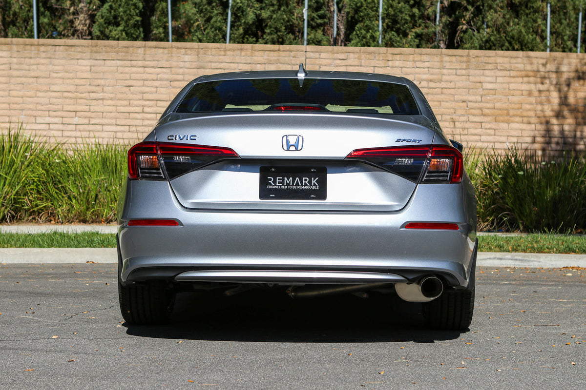 REMARK 2022+ Honda Civic Sport Sedan (FE2) Sports Touring Spec Catback Exhaust - Stainless Steel Tip - RK-C1063H-11