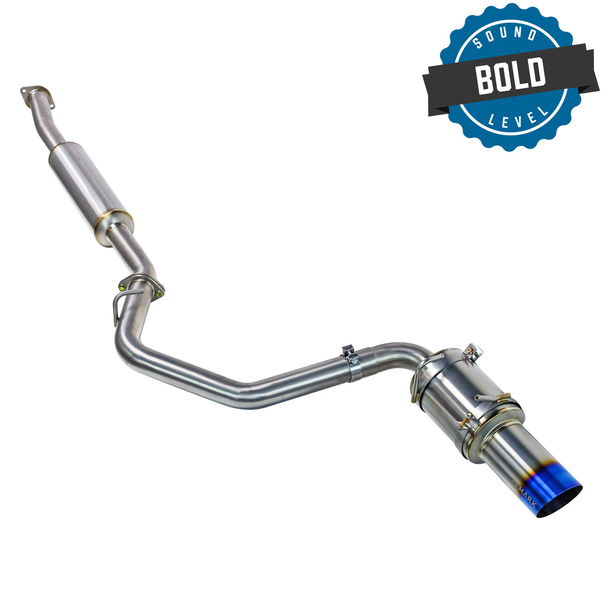 REMARK 2022 Subaru BRZ Catback Exhaust - R1 Spec Single-Exit Full Titanium (Resonated) - RK-C1063T-04TFC