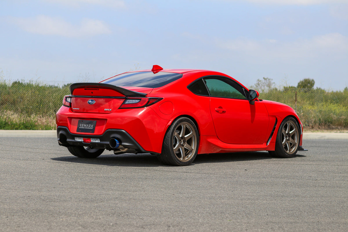 REMARK Subaru 2022 BRZ Catback Exhaust - R1 Spec Single - Exit Full Titanium - RK-C1063T-04TF