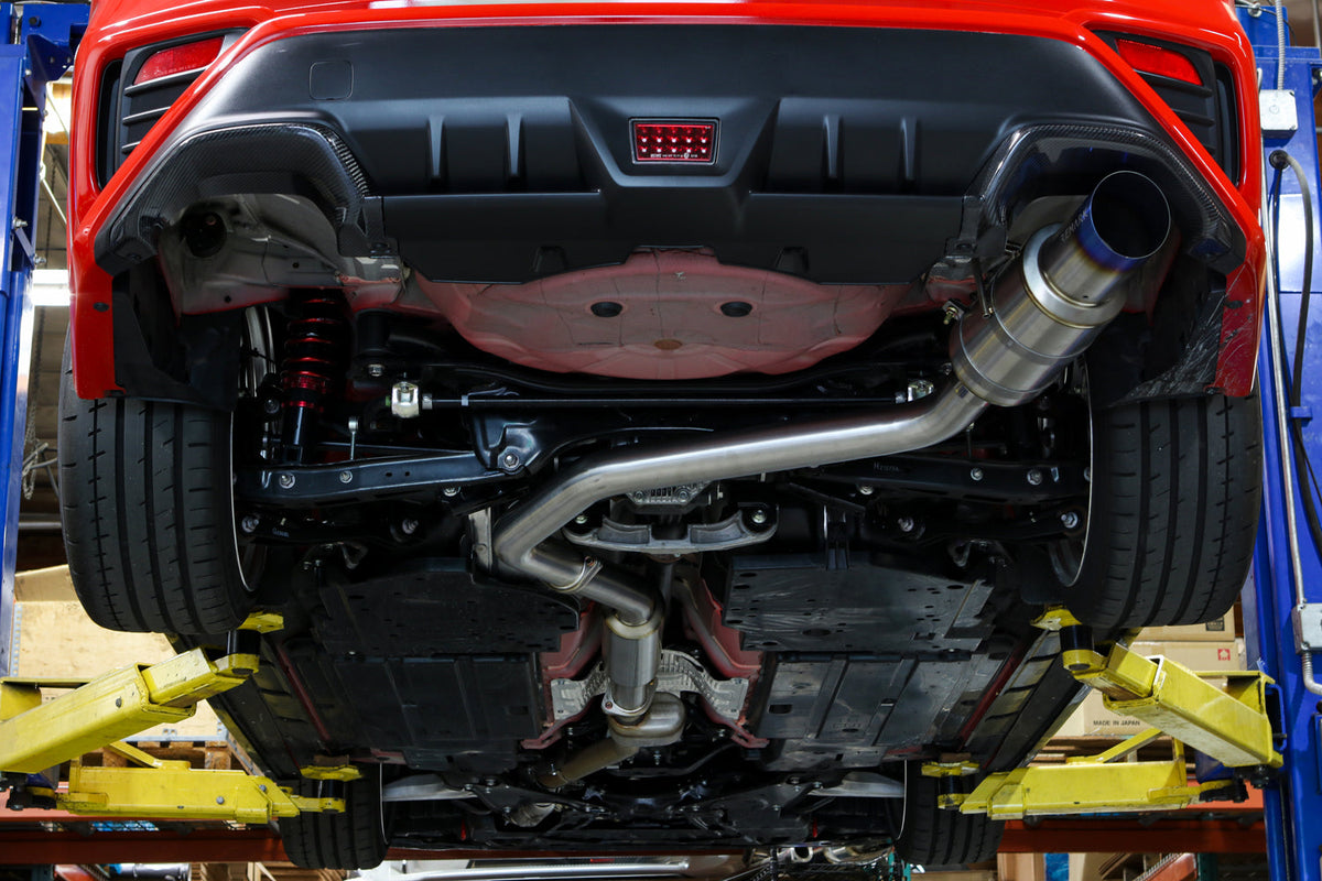 REMARK 2022+ Subaru WRX VB Catback Exhaust - R1 Spec Single-Exit Full Titanium - RK-C1076S-03TF