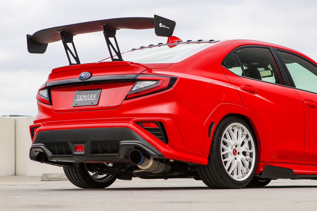 REMARK 2022+ Subaru WRX VB Catback Exhaust - R1 Spec Single-Exit Full Titanium - RK-C1076S-03TF