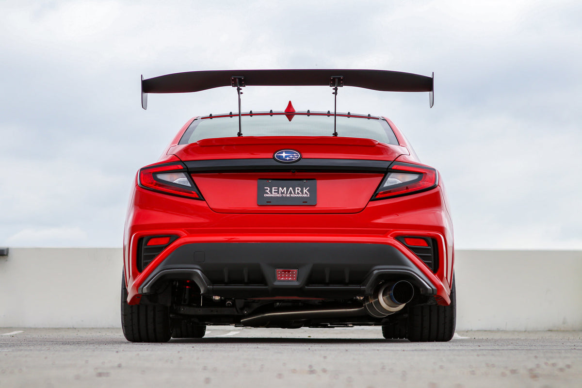 REMARK 2022+ Subaru WRX VB Catback Exhaust - R1 Spec Single-Exit Full Titanium - RK-C1076S-03TF