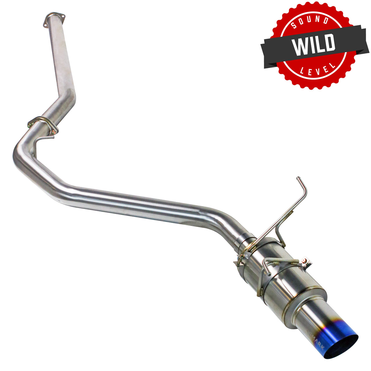 REMARK 2022+ Subaru WRX VB Catback Exhaust - R1 Spec Single-Exit Full Titanium - RK-C1076S-03TF