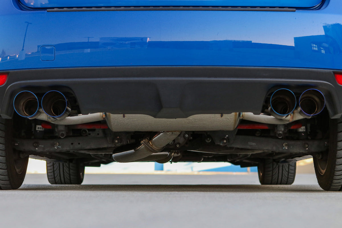 Remark 08-14 Subaru STi GR Hatch Sports Touring Spec - Burnt Quad Tips (Non-Resonated) - RK-C4076S-02TN
