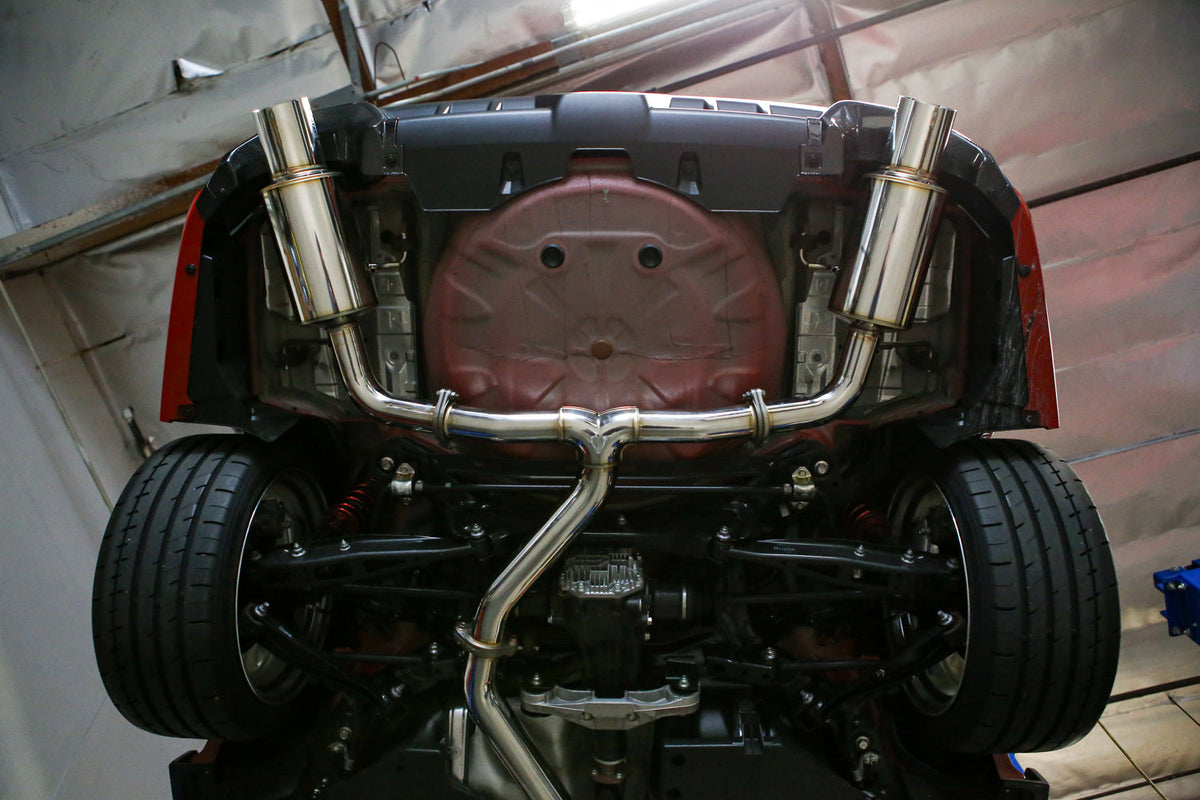 REMARK 2022+ Subaru WRX (VB) Catback Exhaust - Dual R1 Spec Stainless (Resonated) - RK-C2076S-03C