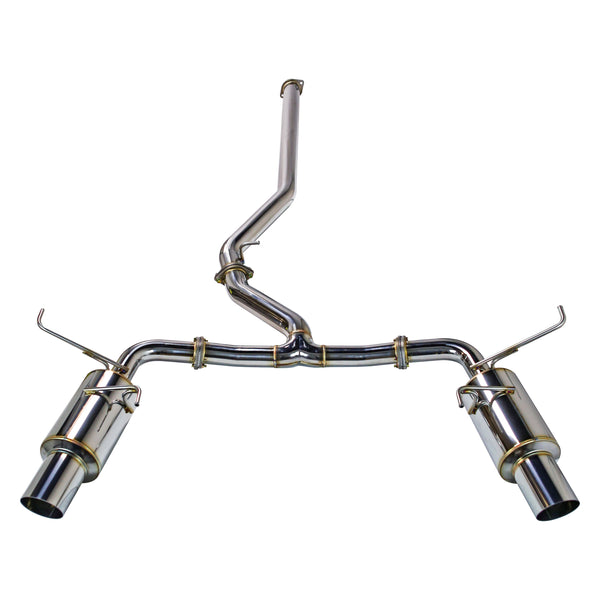 REMARK 2022+ Subaru WRX VB Catback Exhaust - Dual R1 Spec Stainless (Non-Resonated) - RK-C2076S-03