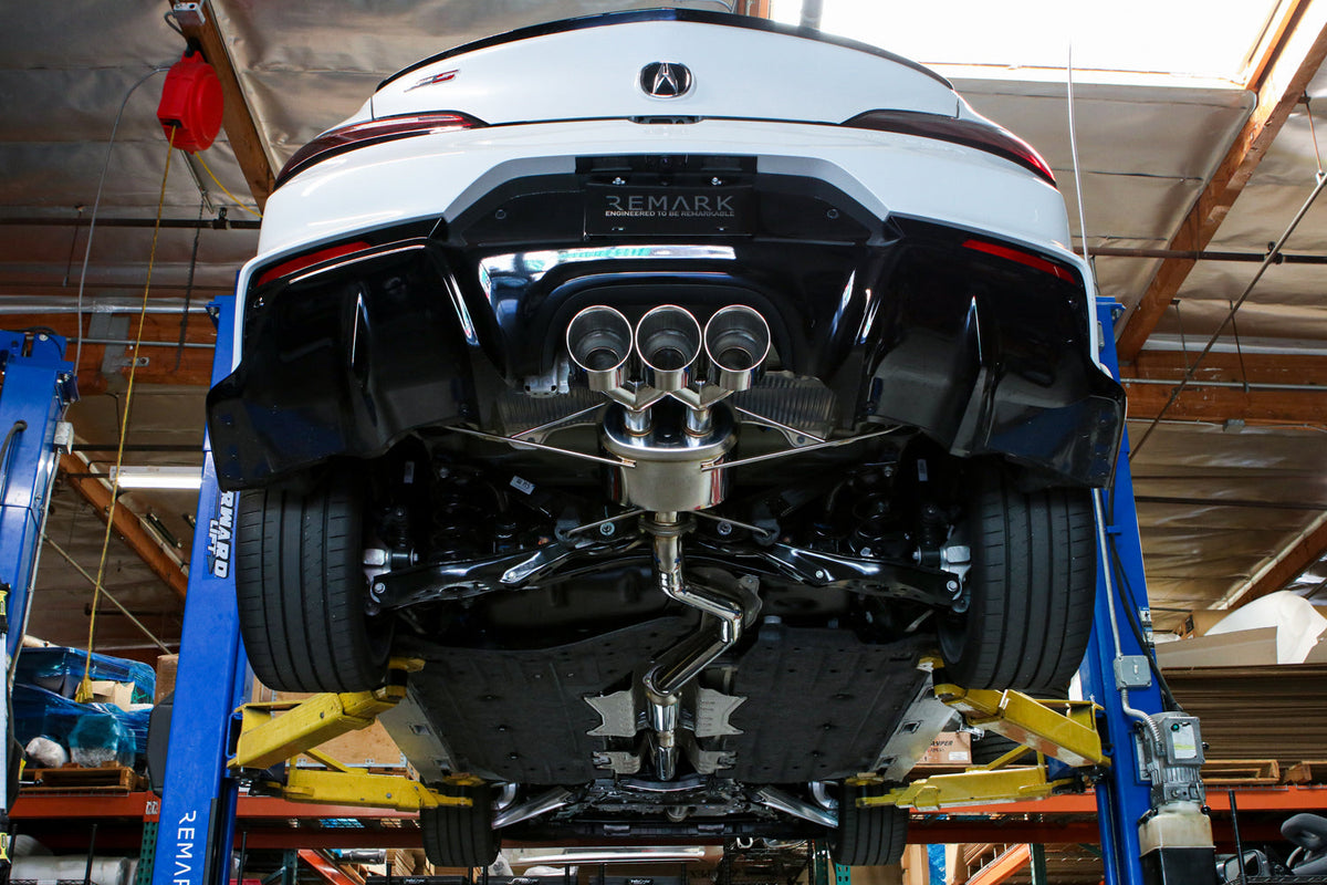 REMARK 2023+ Acura Integra Type-S (DE5) Catback Exhaust - Burnt Tips - RK-C3076A-01T