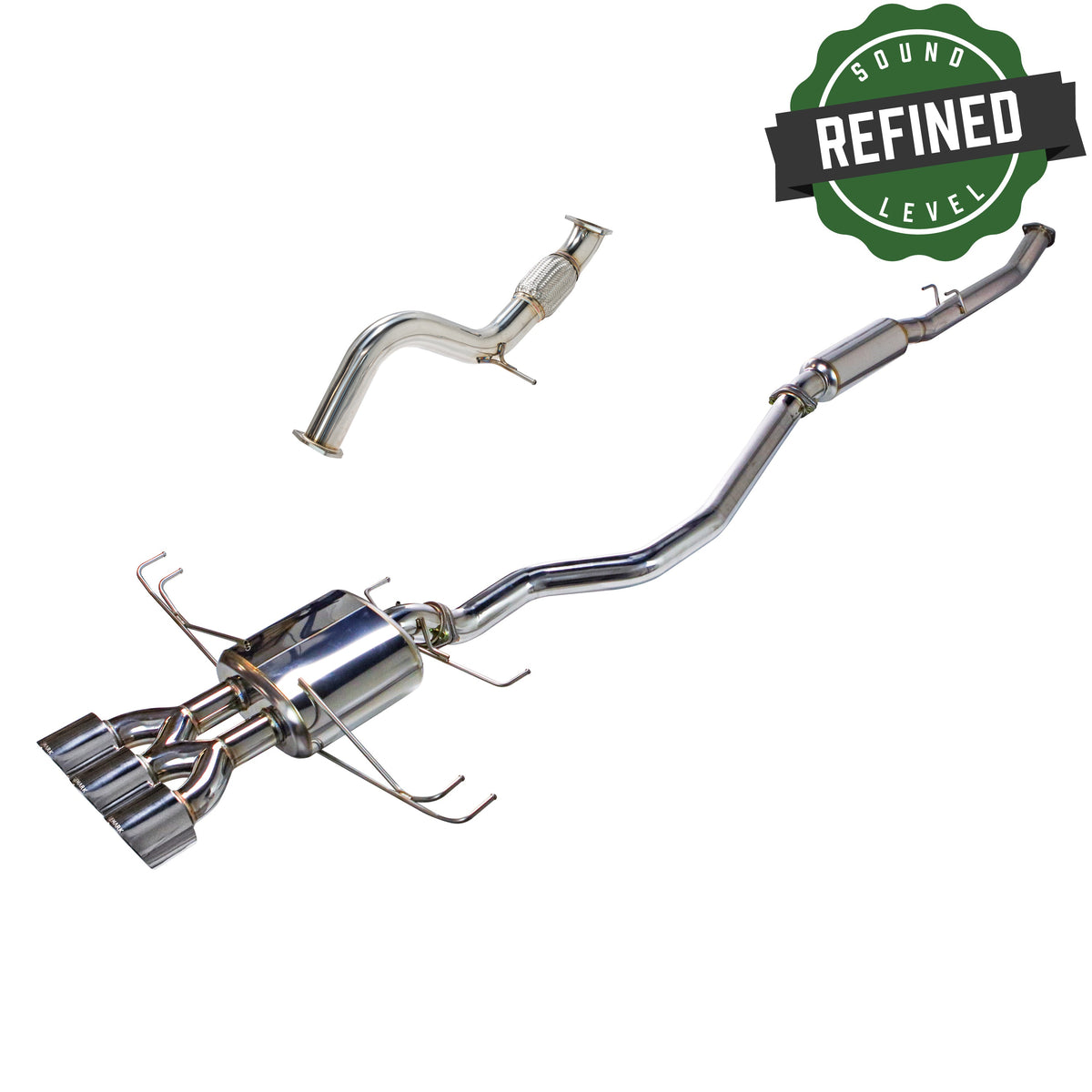 REMARK 2023+ Acura Integra Type-S (DE5) Catback Exhaust - Stainless Steel Tips - RK-C3076A-01