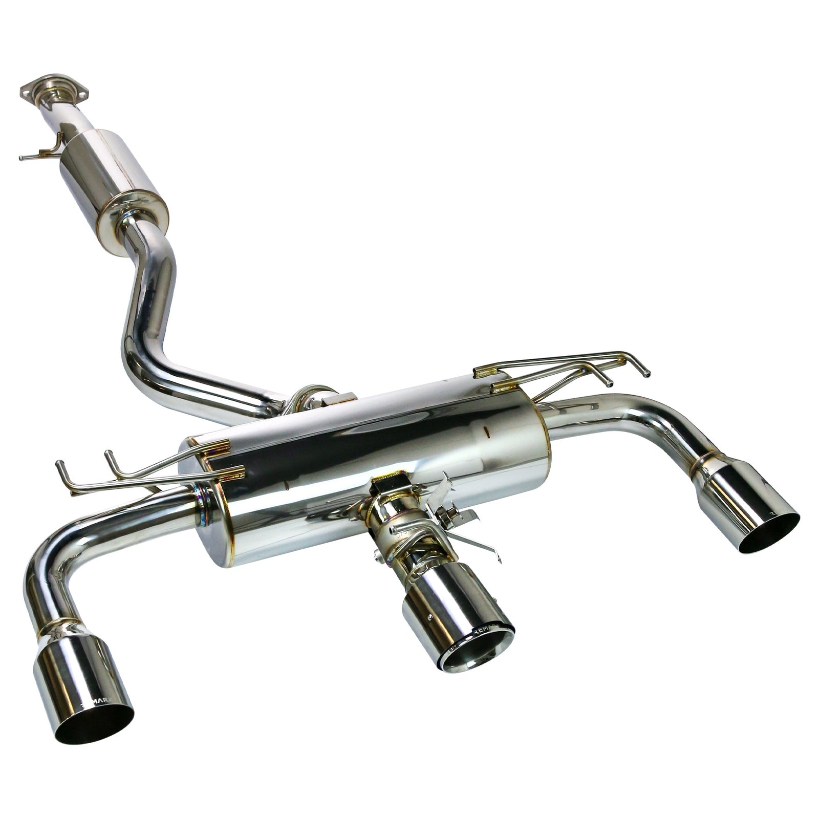 REMARK Catback Exhaust, Toyota GR Corolla, Elite Spec Stainless Center Cover - RK-C3076T-05S