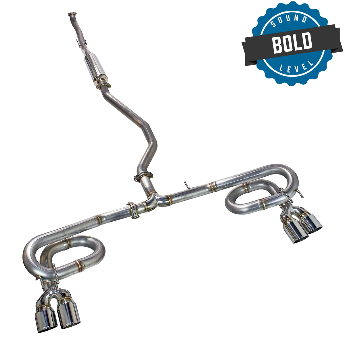 Remark 2022+ Honda Civic Sport Hatchback FL2 (Link Loop) Catback Exhaust Stainless Steel Tip - RK-C4063H-10