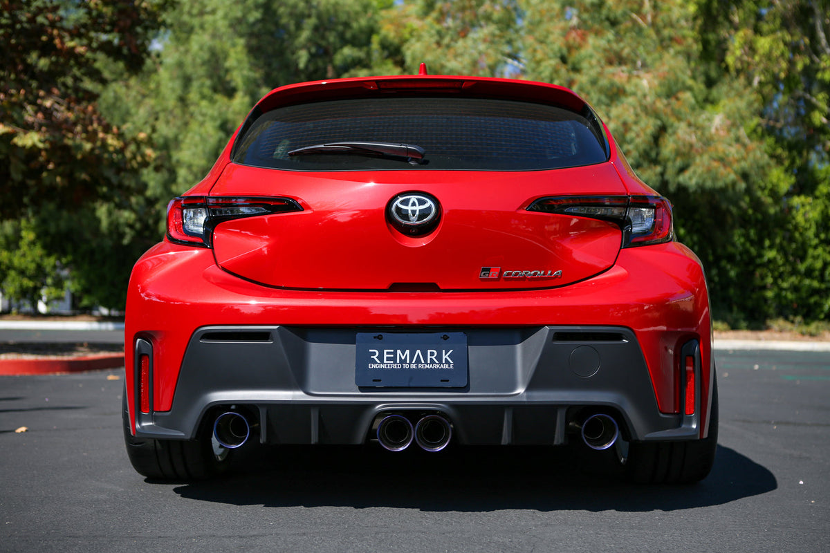REMARK 23+Toyota GR Corolla Elite Spec Full Titanium Quad Tip Cat Back Exhaust - RK-C4076T-05T