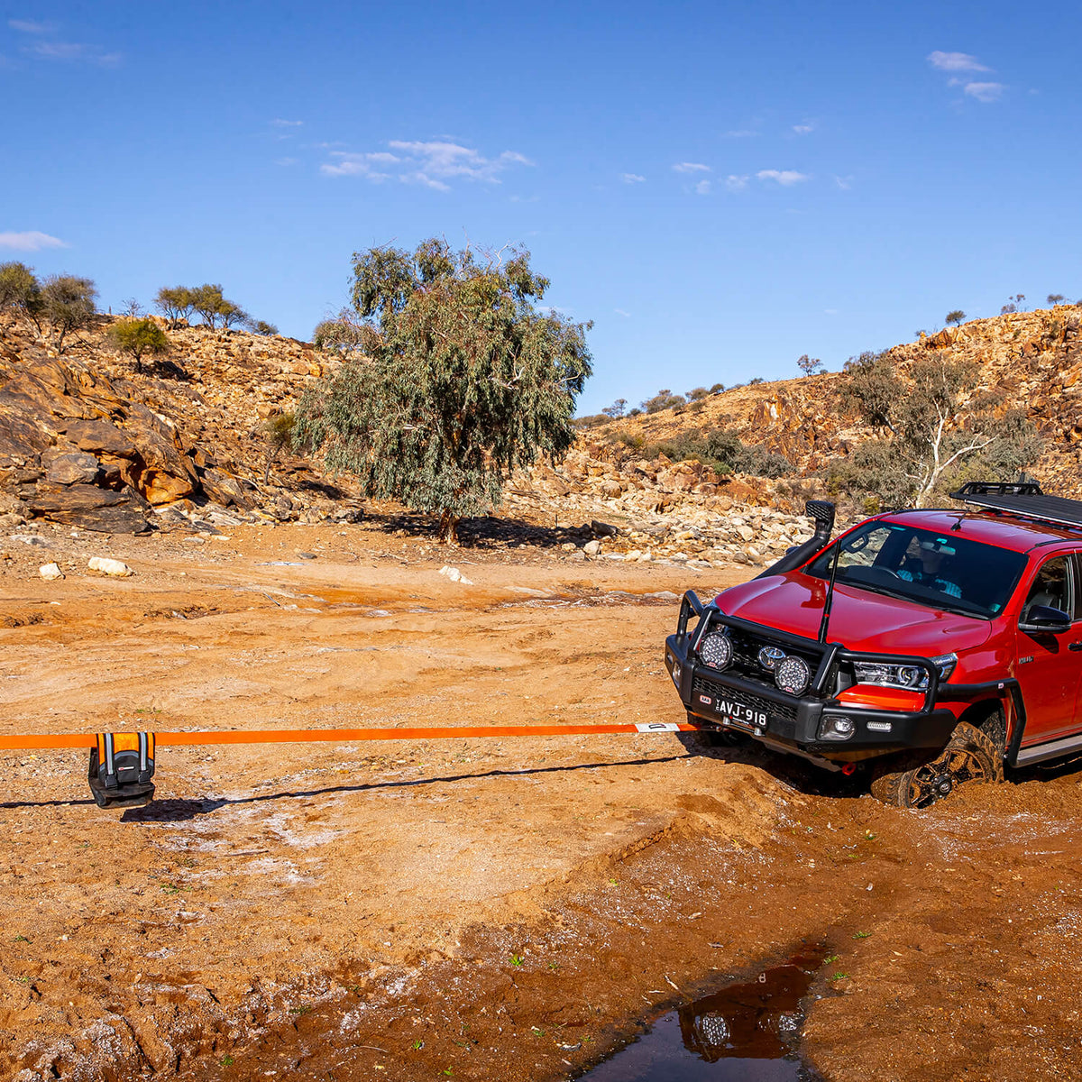 ARB Weekender Recovery Kit Incl 17600lb Recovery Strap/4.75T Shackles - RK12A