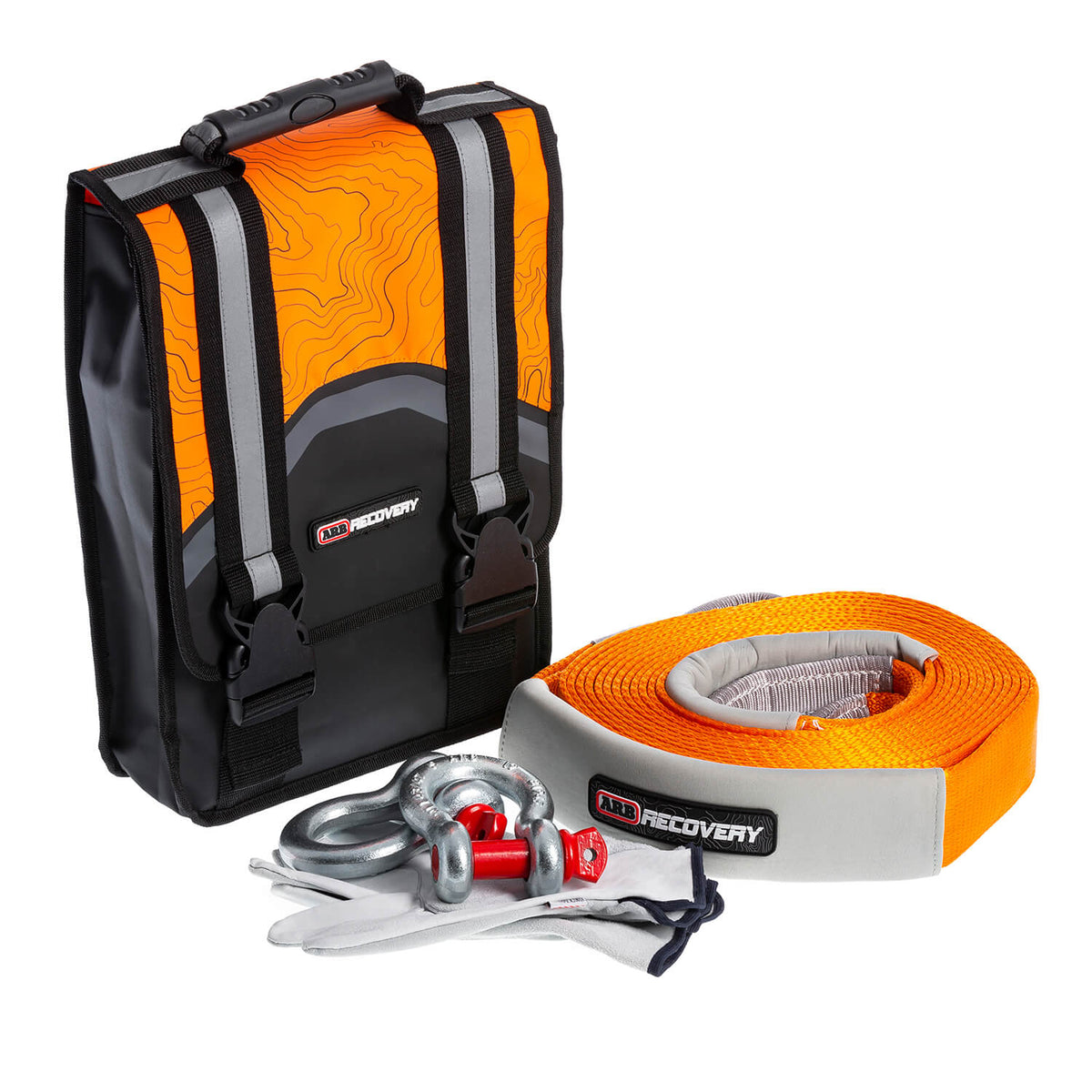 ARB Weekender Recovery Kit Incl 17600lb Recovery Strap/4.75T Shackles - RK12A