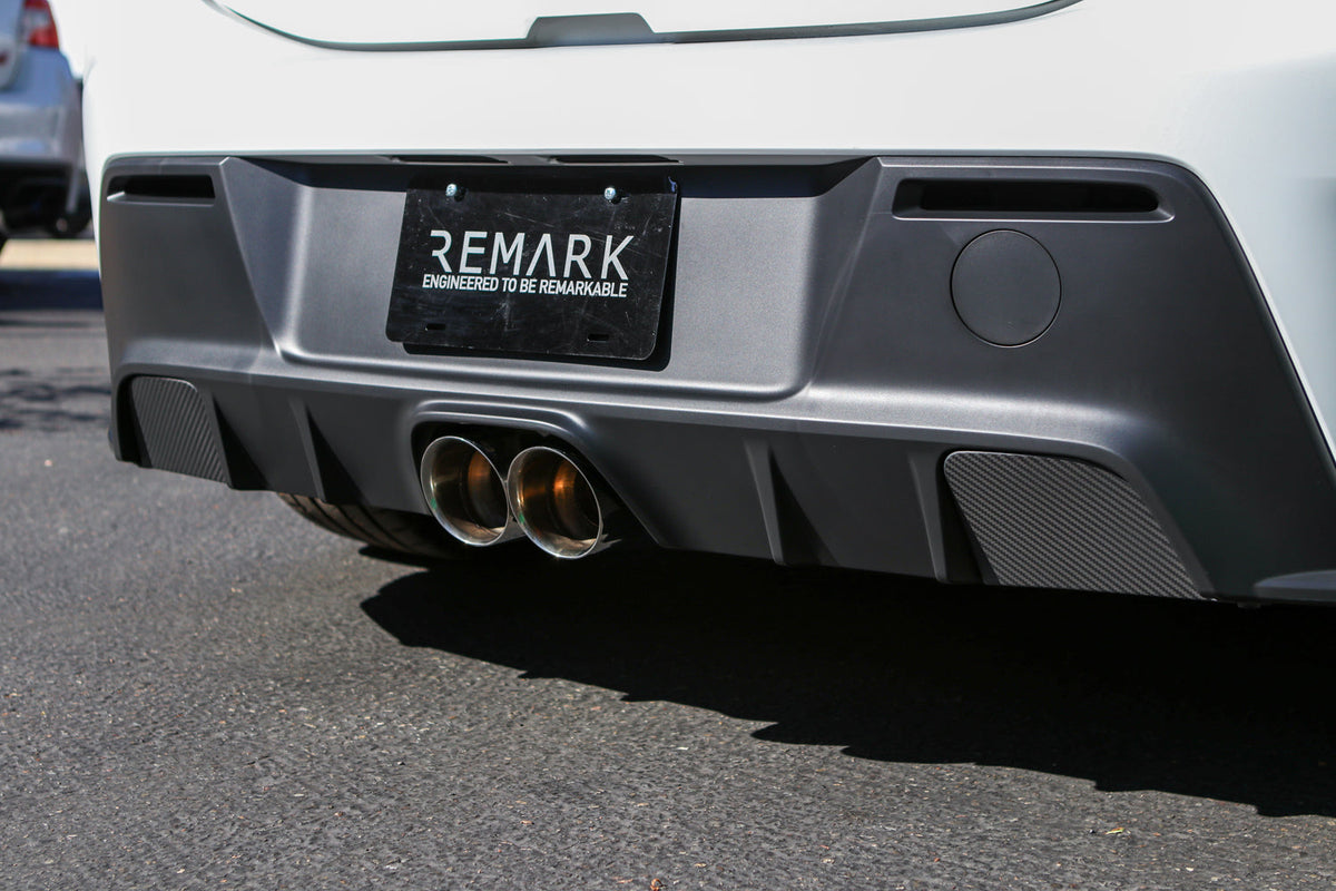 Remark 23+ Toyota GR Corolla Carbon Fiber Outer Exhaust Block Off Plates - RMK-05-EC01T-02