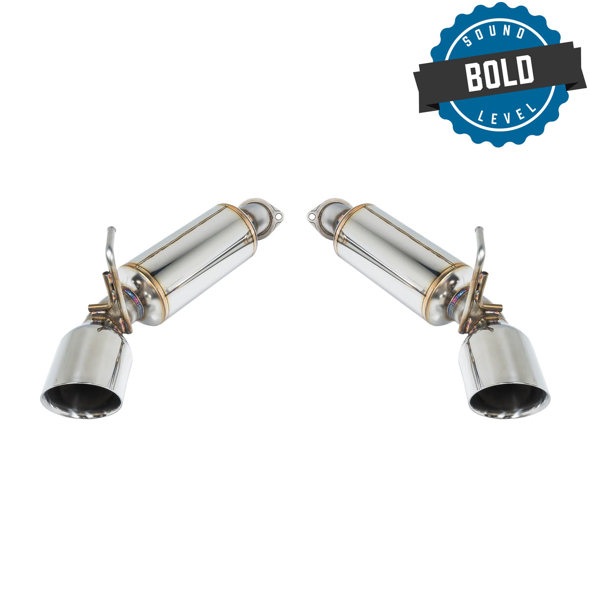 Remark 09-19 Nissan 370z Axle Back Exhaust w/Stainless Double Wall Tip - RO-TS34-D