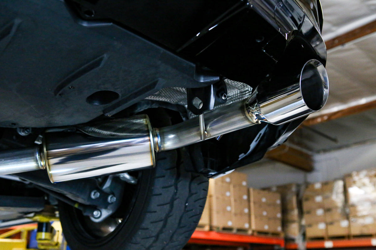 REMARK 2021+ Lexus IS300/ IS350 Axleback Exhaust - Stainless Double Wall Tip (Muffler Version) - RO-TSE4-DM