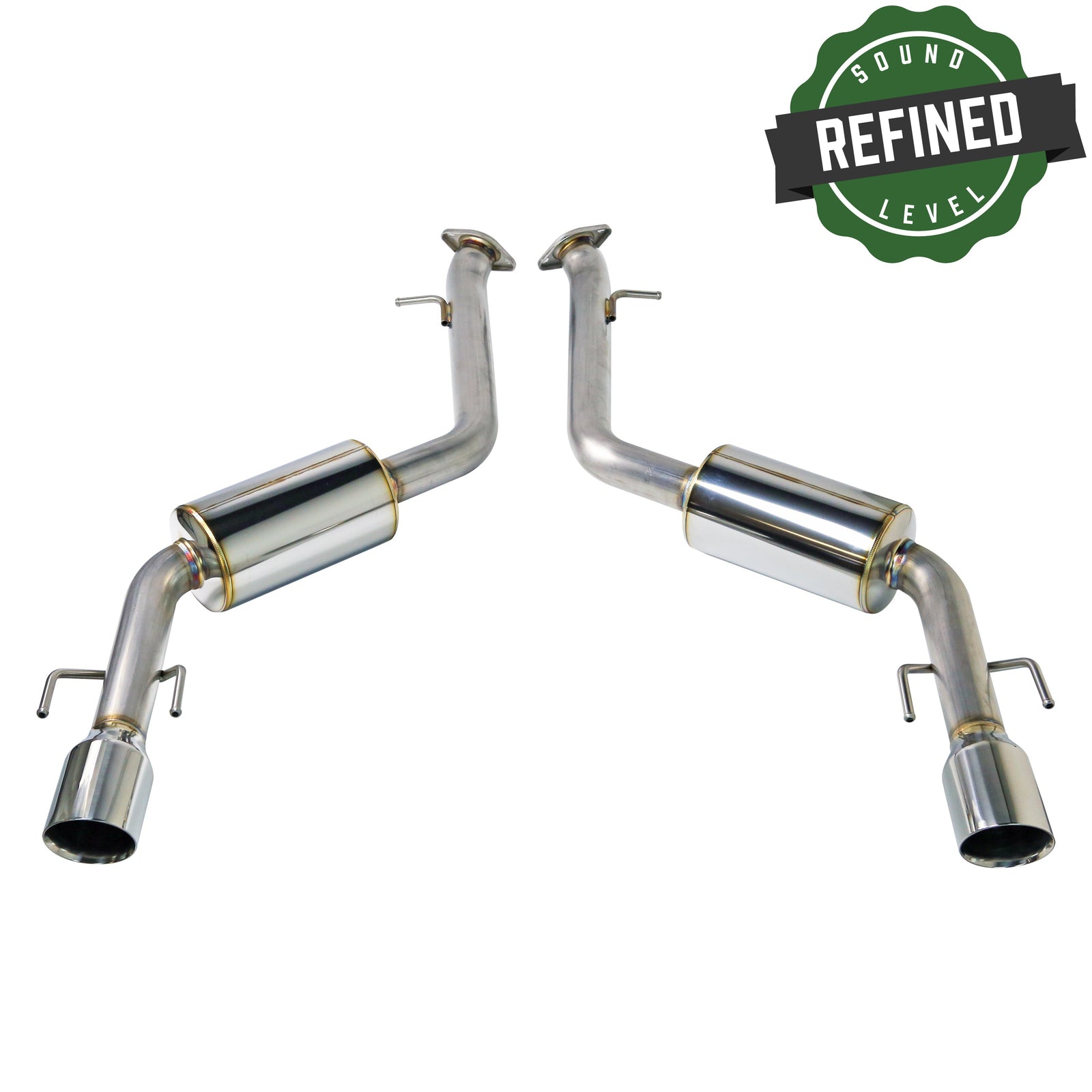 REMARK 2021+ Lexus IS300/ IS350 Axleback Exhaust - Stainless Double Wall Tip (Muffler Version) - RO-TSE4-DM