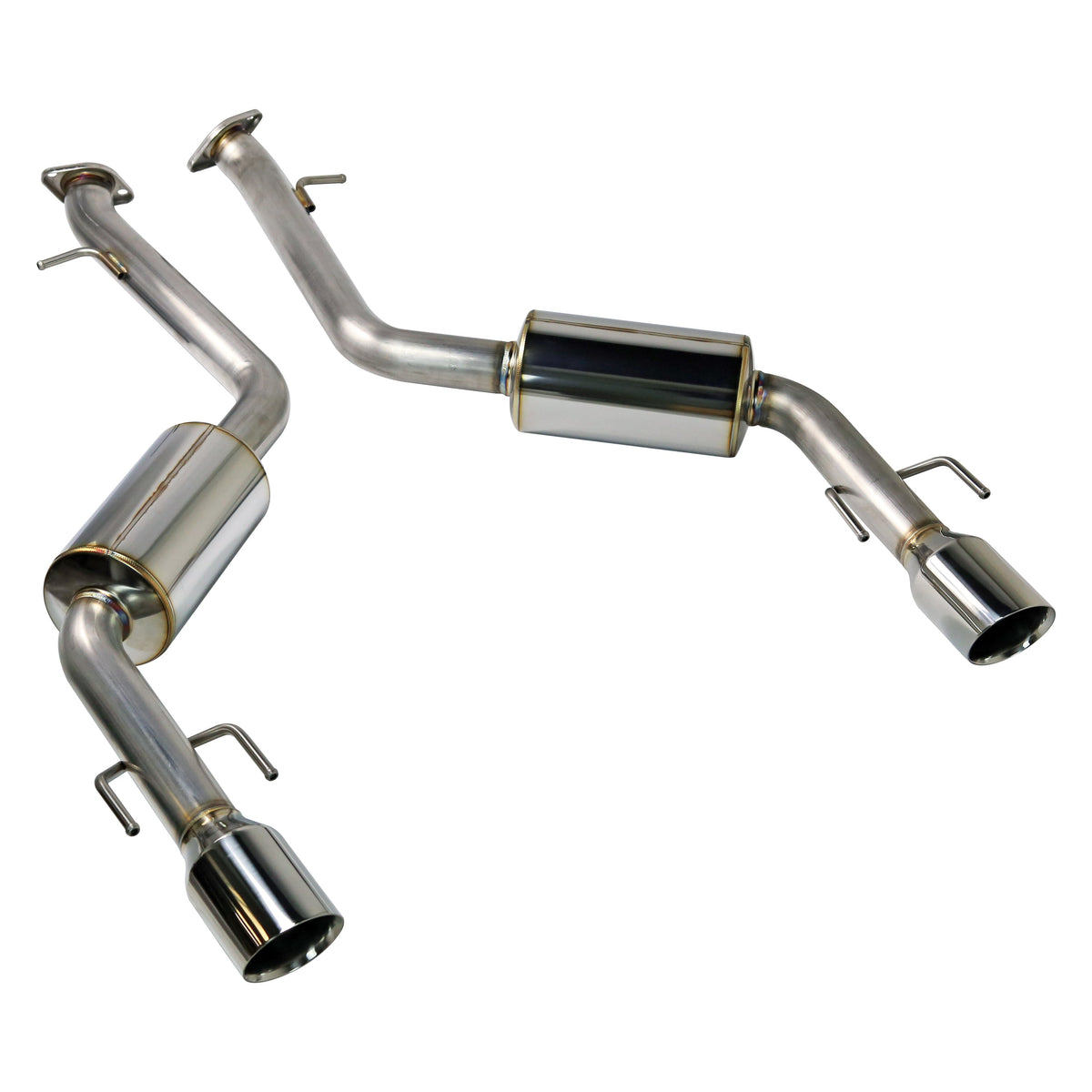 REMARK 2021+ Lexus IS300/ IS350 Axleback Exhaust - Stainless Double Wall Tip (Muffler Version) - RO-TSE4-DM