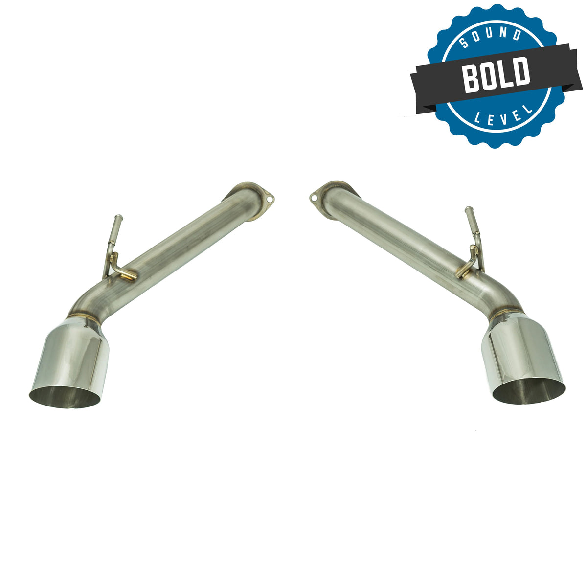 Remark 2017+ Infiniti Q60 Axle Back Exhaust w/Stainless Steel Single Wall Tip - RO-TSQ6-S