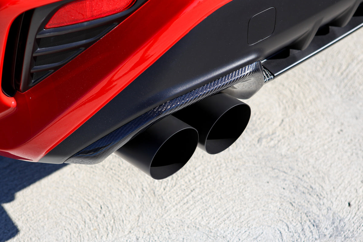 REMARK 2022+ Subaru WRX VB Stainless Single Wall Tip (4in) Axle Back Exhaust- Cerakote Black Coating - RO-TSVB-S4B