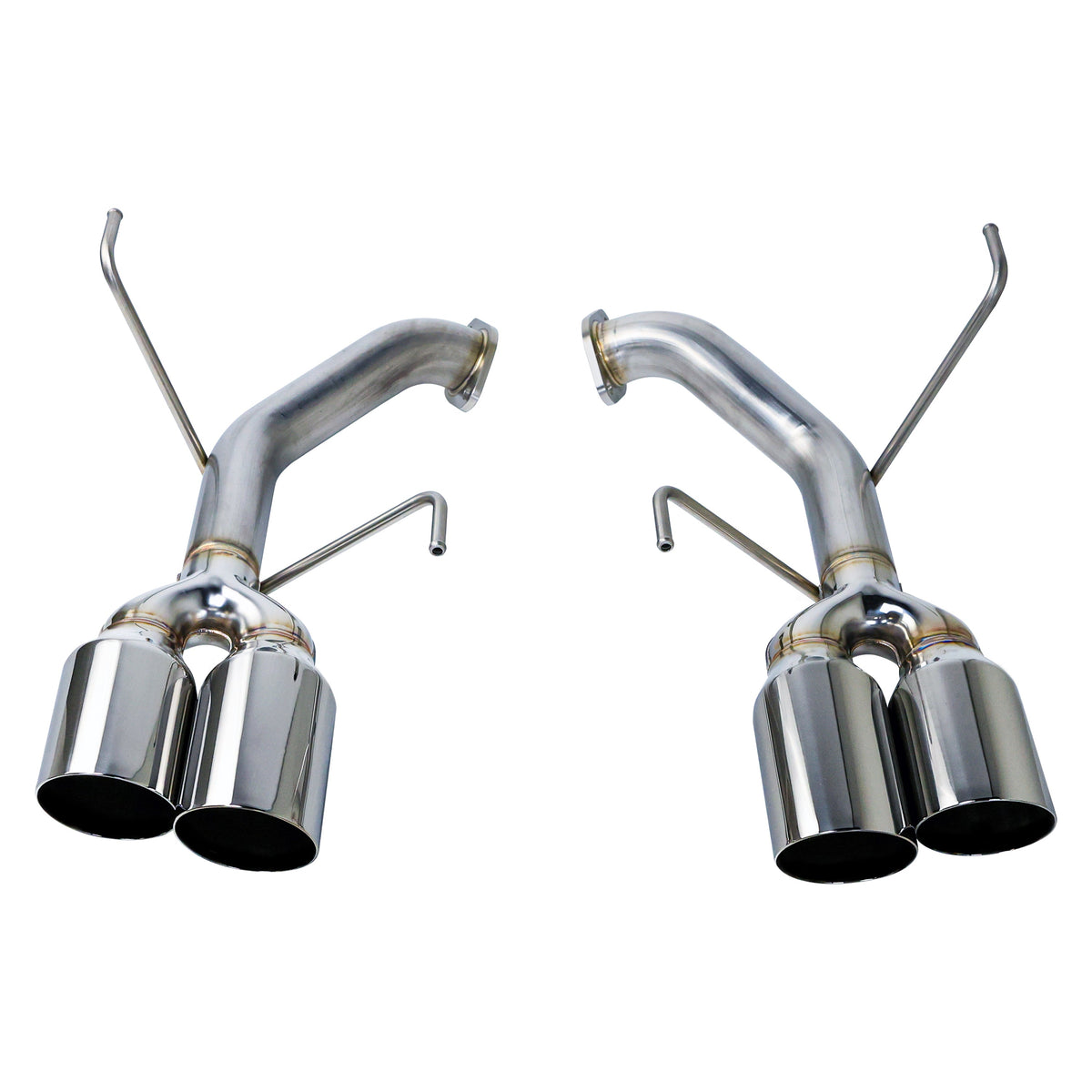 Remark 2022+ Subaru WRX (VB) 4in Axleback Exhaust w/ Burnt Stainless Single Wall Tip - RO-TTVB-S4