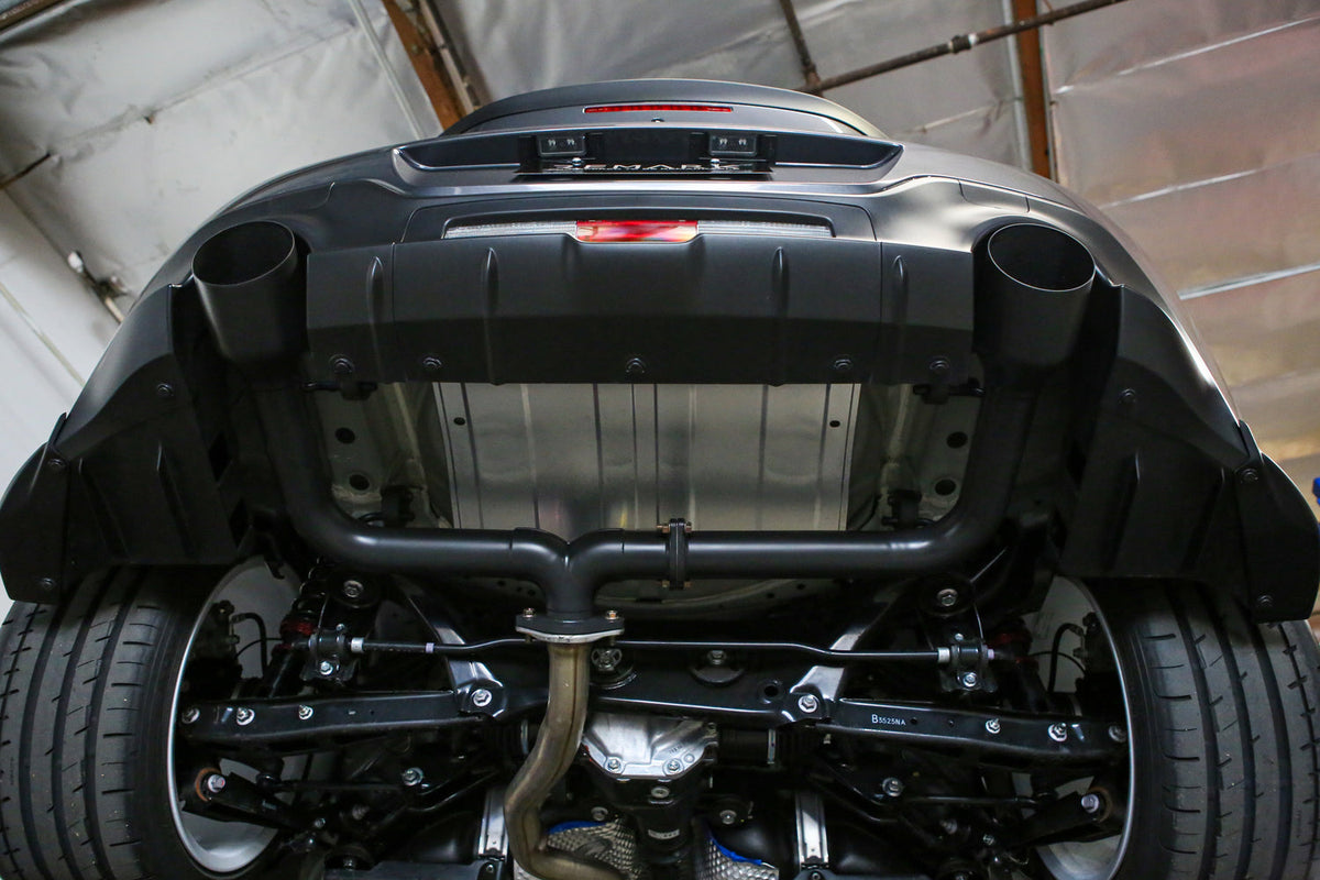 REMARK 2022+ Toyota GR86 Axleback Exhaust - Stainless Single Wall Tip - Stealth - RO-TSZ8-SS