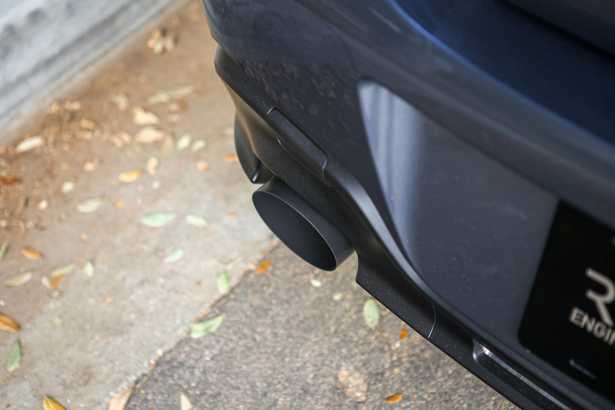 REMARK 2022+ Toyota GR86 Axleback Exhaust - Stainless Single Wall Tip - Stealth - RO-TSZ8-SS
