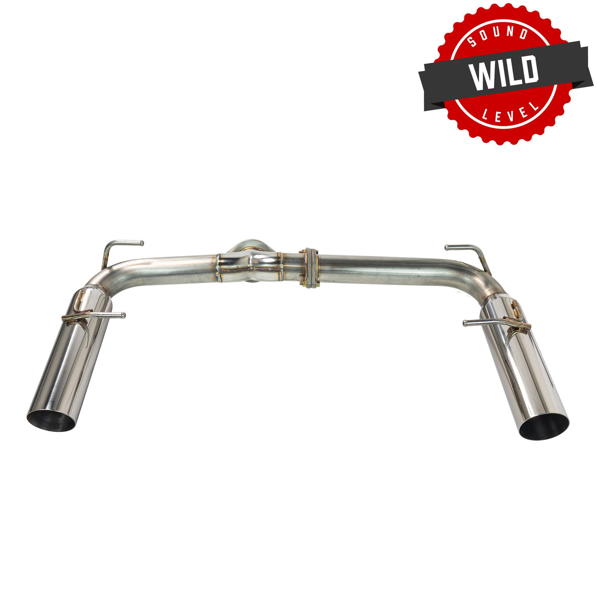 Remark 2022+ Subaru BRZ/Toyota GR86 BOSO Axle Back Exhaust w/Burnt Stainless Steel Tip - RO-TTZ8-SL
