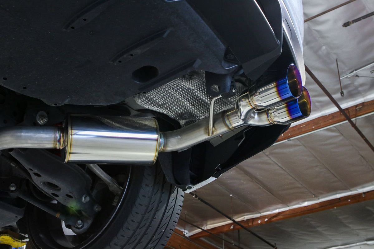 REMARK 17-20 Lexus IS200/300/350 Axleback Exhaust - SS Double Wall Burnt Tip (Muffler Version) - RO-TTE3-DM