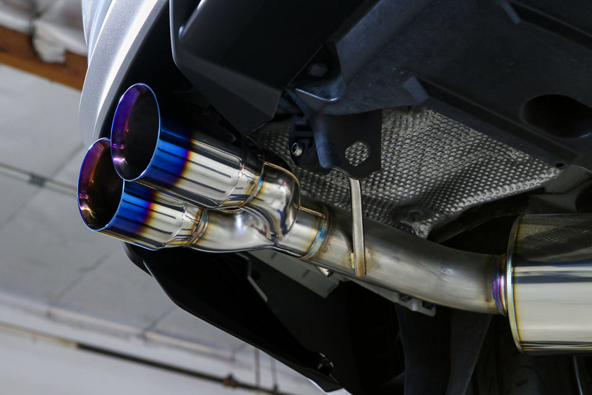 REMARK 17-20 Lexus IS200/300/350 Axleback Exhaust - SS Double Wall Burnt Tip (Muffler Version) - RO-TTE3-DM