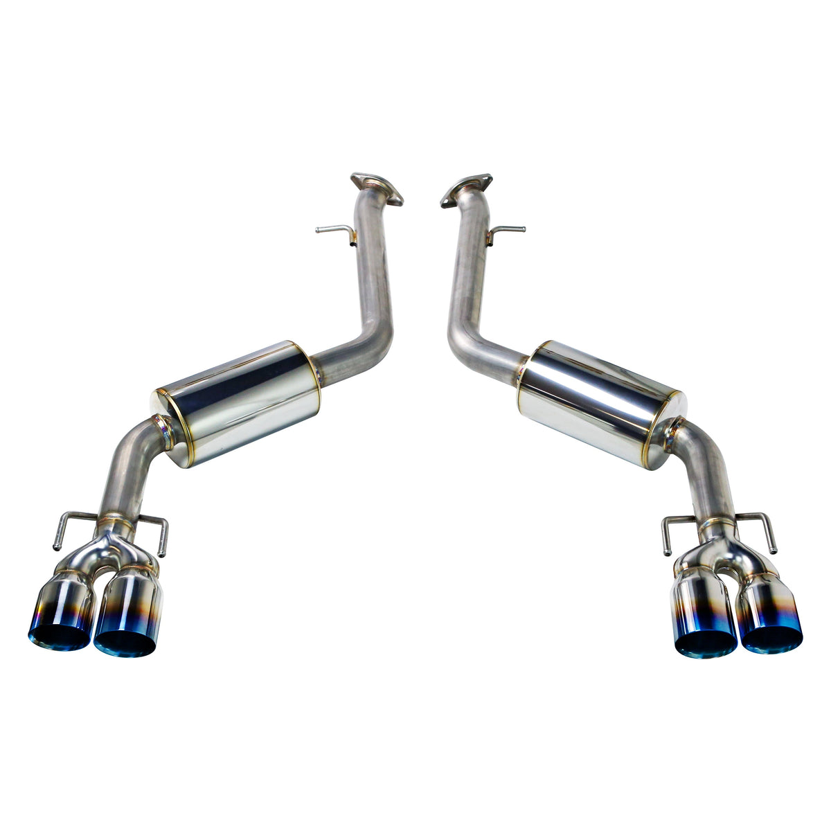 REMARK 17-20 Lexus IS200/300/350 Axleback Exhaust - SS Double Wall Burnt Tip (Muffler Version) - RO-TTE3-DM
