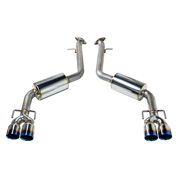 REMARK 17-20 Lexus IS200/300/350 Axleback Exhaust - SS Double Wall Burnt Tip (Muffler Version) - RO-TTE3-DM